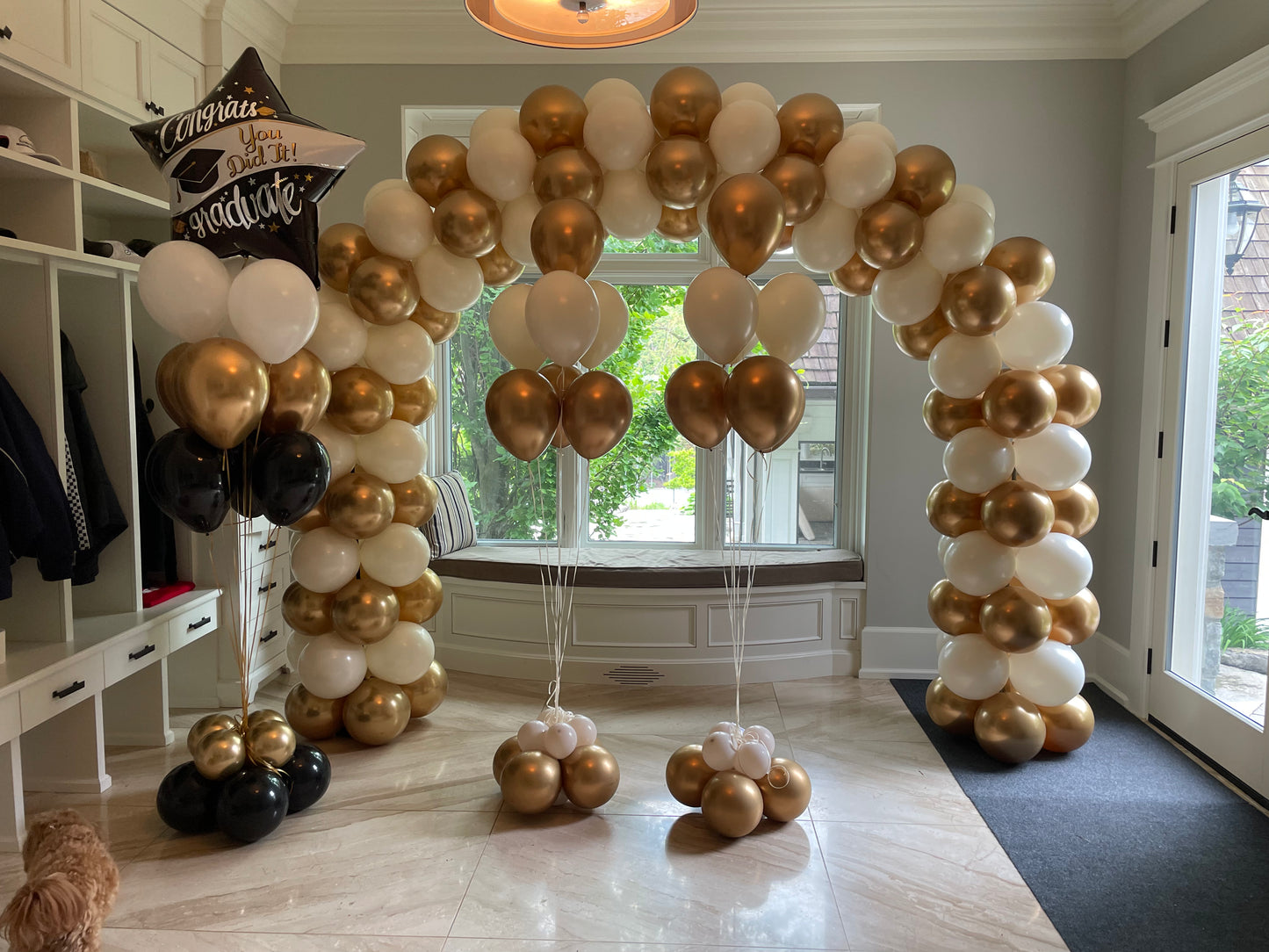 Elegant Graduation Balloon Arches for Your Special Day